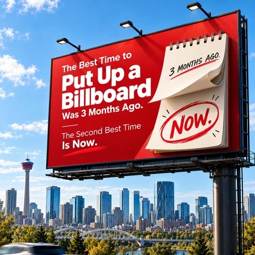 Best time to put up a billboard